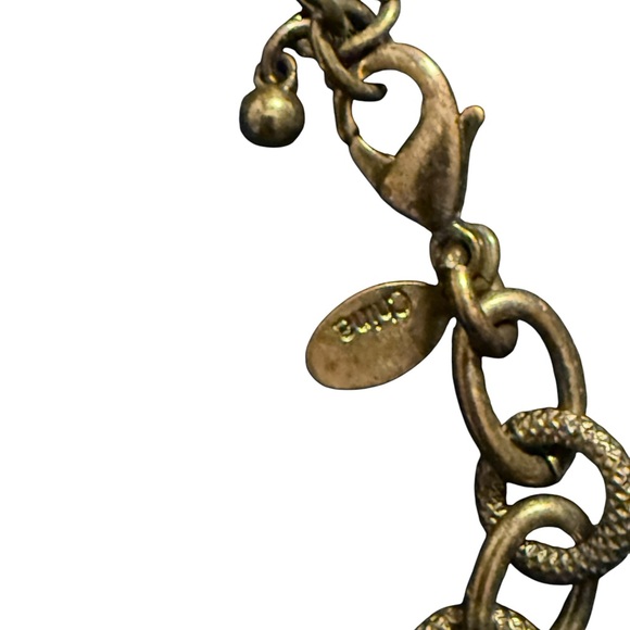 Vintage Joan Rivers Elegant Floral Necklace in Gold and Orange - Picture 12 of 14